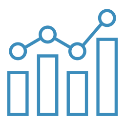 Icona trend crescente per pianificazione fiscale